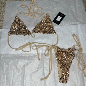 Brand new fashion nova two piece bikini .